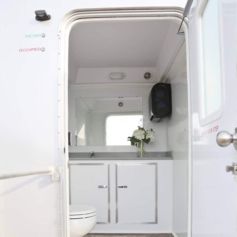 beautiful finishings mobile bathroom lux restroom trailers